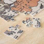Vintager Europa-Plan Puzzle (Seite)