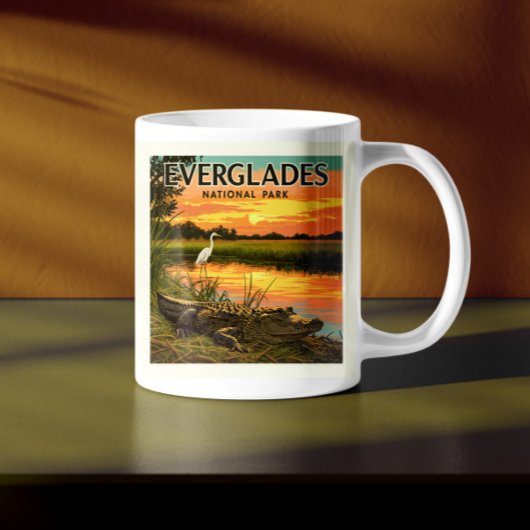 Vintager Everglades-Nationalpark Kaffeetasse