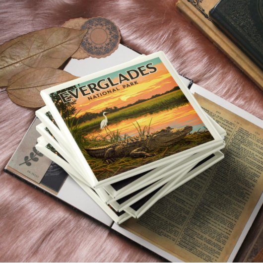 Vintager Everglades-Nationalpark Magnet