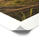 Vintager Everglades-Nationalpark Poster (Ecke)