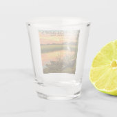 Vintager Everglades-Nationalpark Schnapsglas (Rückseite)