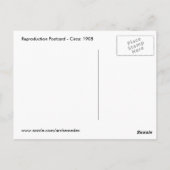 Vintager Exall Lake, Dallas Texas Postkarte (Rückseite)