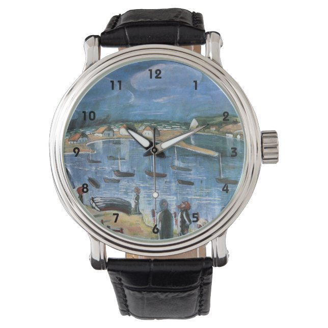 Vintager Expressionismus, Hidensee von Walter Gram Armbanduhr (Vorderseite)