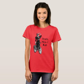 Vintager Fahrradfahrer T-Shirt (Vorne ganz)
