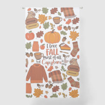 Vintager Fall Capybara Duschvorhang