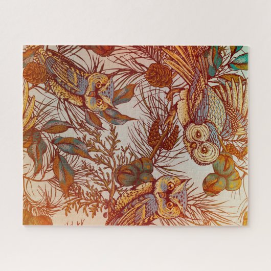 Vintager Fall der Herbstkeule Puzzle (Horizontal)