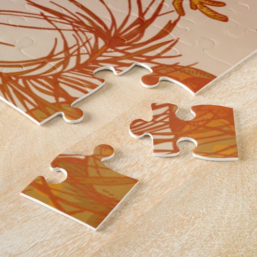Vintager Fall der Herbstkeule Puzzle (Seite)