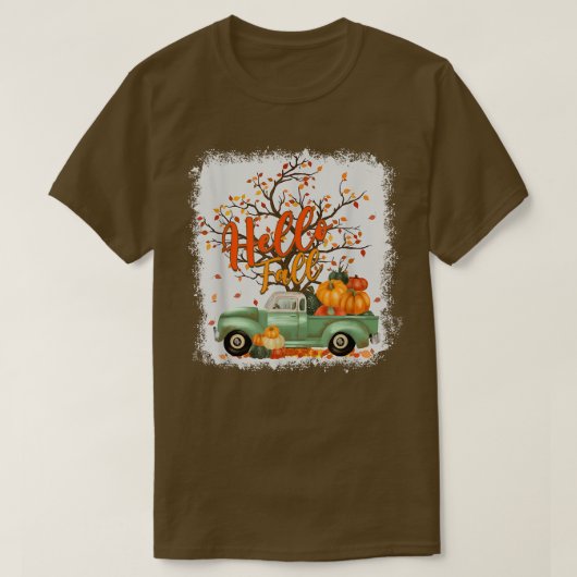 Vintager Fall Fall Erntedank Pumpkin T T-Shirt (Design vorne)