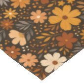 Vintager Fall Floral Muster - Herbst-Blume Tischdecke (Schrägansicht)