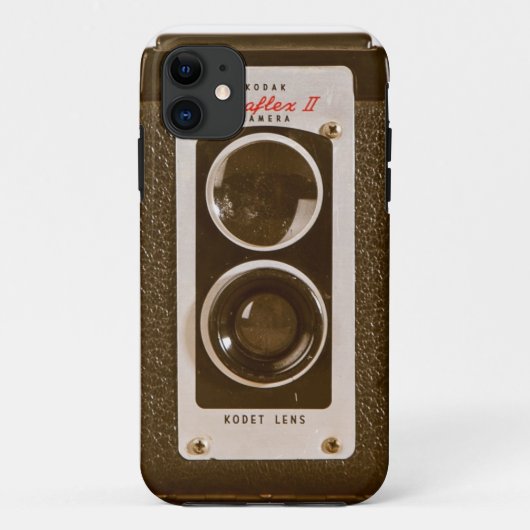 Vintager Fall Kodaks Duaflex II Case-Mate iPhone Hülle (Rückseite)