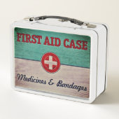 Vintager Fall Metall Brotdose (Rückseite)