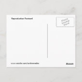 Vintager Fall Postkarte (Rückseite)