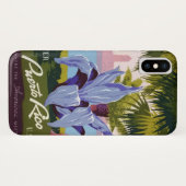 Vintager Fall Puerto Rico iPhone Case-Mate iPhone Hülle (Rückseite (Horizontal))