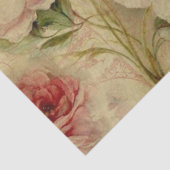 Vintager Fall-Rose Ephemera Decoupage Seidenpapier (Ausschnitt)