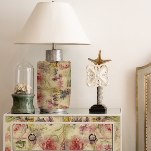 Vintager Fall-Rose Ephemera Decoupage Seidenpapier