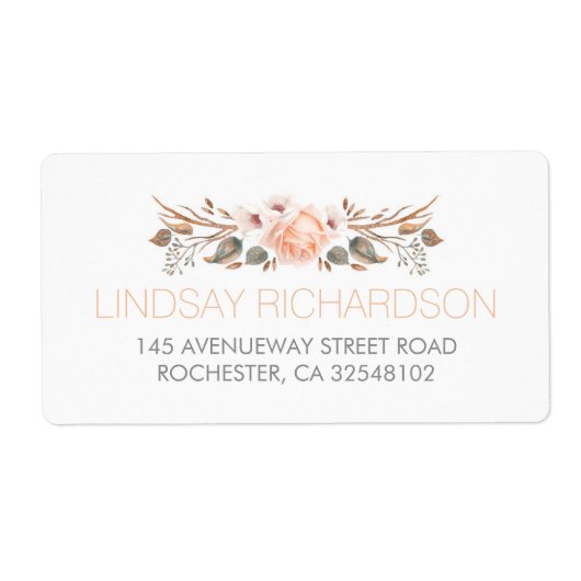 Vintager Fall Rustikale Waldgartenhochzeit (Vorne)