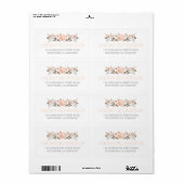 Vintager Fall Rustikale Waldgartenhochzeit (Vorne)