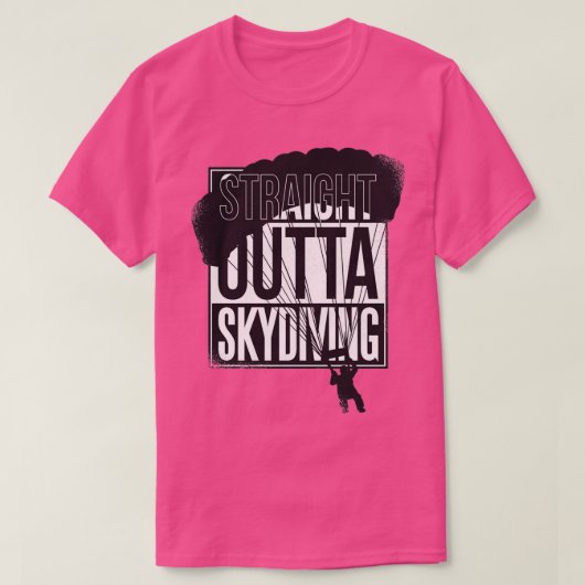 Vintager Fallschirmspringen Skydive 1 T-Shirt (Design vorne)