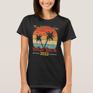 Vintager Familienurlaub 2022 Florida Belize T-Shirt