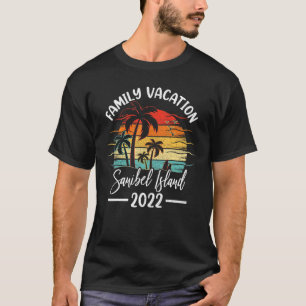 Vintager Familienurlaub 2022 Florida Sanibel Islan T-Shirt