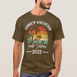Vintager Familienurlaub 2022 Kalifornien Santa Bar T-Shirt