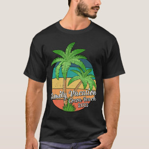 Vintager Familienurlaub 2023 Florida Cocoa Strand T-Shirt