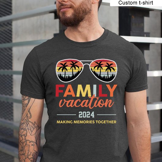 Vintager Familienurlaub Erinnerungen zusammenführe T-Shirt