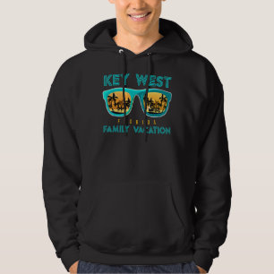 Vintager Familienurlaub Florida Sonnenbrille Schlü Hoodie
