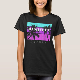 Vintager Familienurlaub Kalifornien Monterey Beach T-Shirt