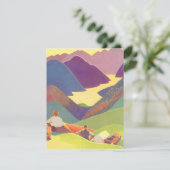 Vintager Familienurlaub, Picnic in den Bergen (Stehend Vorderseite)