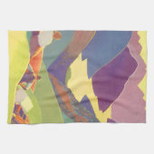 Vintager Familienurlaub, Picnic in den Bergen Küchentuch (Horizontal)