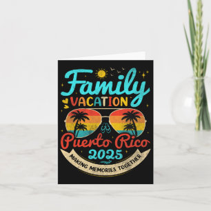 Vintager Familienurlaub Puerto Rico 2025 Puerto Ri Karte