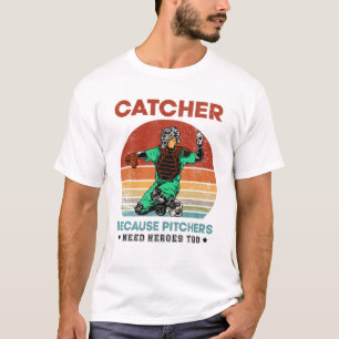Vintager Fanggerät, weil Pitcher auch Helden brau T-Shirt