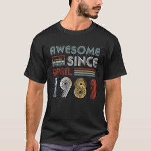 Vintager fantastischer seit April 1981 38. T-Shirt