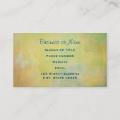 Vintager Farbhintergrund Visitenkarte (Rückseite)