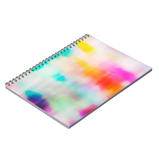 Vintager, farbiger abstrakter Hintergrund. Notizblock (Linke Seite)