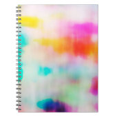 Vintager, farbiger abstrakter Hintergrund. Notizblock (Vorderseite)