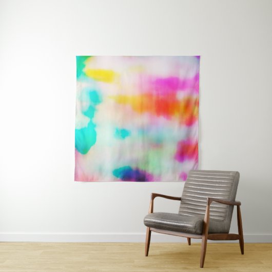 Vintager, farbiger abstrakter Hintergrund. Wandteppich (Beispiel)