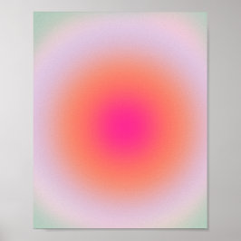 Vintager Farbverlauf Poster