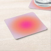 Vintager Farbverlauf Rechteckiger Pappuntersetzer (angewinkelt)