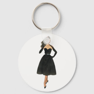 Vintager Fashion Image Schlüsselanhänger