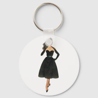 Vintager Fashion Image Schlüsselanhänger