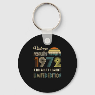 Vintager Februar 1972 Was ich Woll Limited Edition Schlüsselanhänger