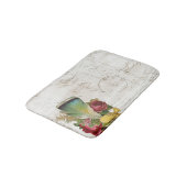 Vintager Federbouquet Badematte (Schrägansicht)