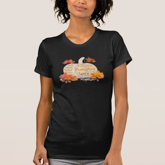 Vintager Feiertag Halloween Pumpkin Gewürz T-Shirt (Vorderseite)