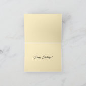 Vintager Feiertagskarte (Innenseite)