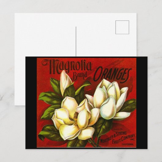 Vintager Feiertagspostkarte (Vorne/Hinten)