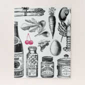 Vintager Feinschmecker Puzzle (Vertikal)