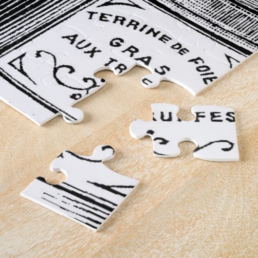 Vintager Feinschmecker Puzzle (Seite)