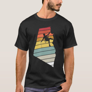 Vintager Felsen Klettergarten Berg C T-Shirt